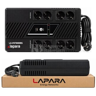 SAI 900VA 480W AVR 8 Schuko | Lapara LA-VST900RG 